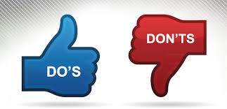 Dos and Donts for Contact Lens